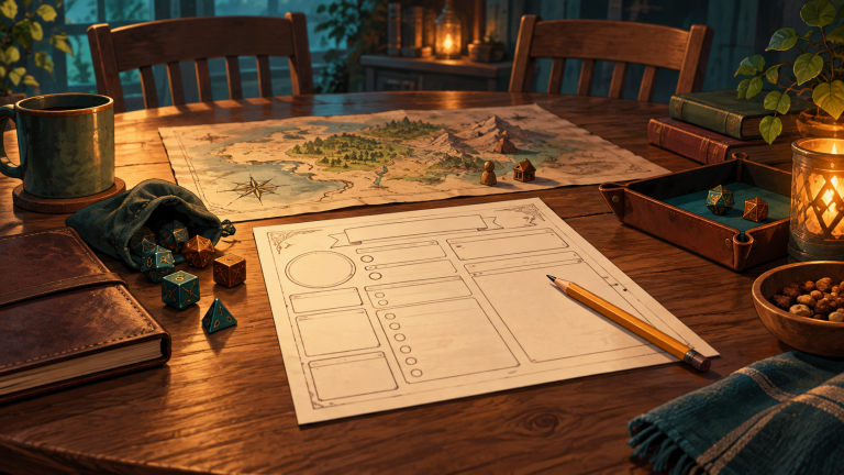 Crear personaje de rol que funcione en mesa