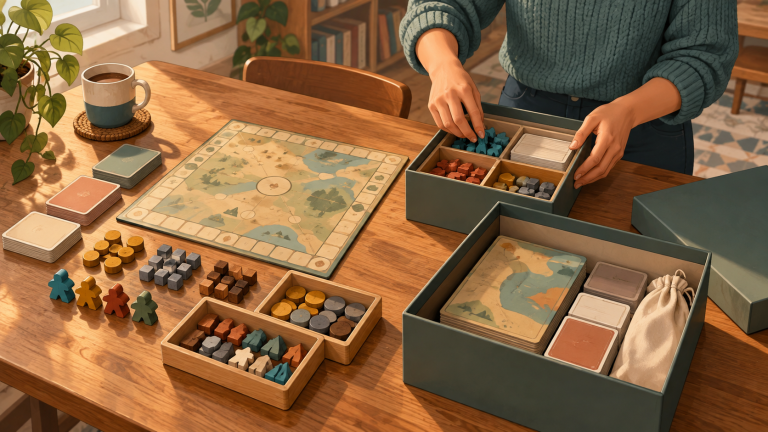 Montar y recoger juego de mesa: guía práctica
