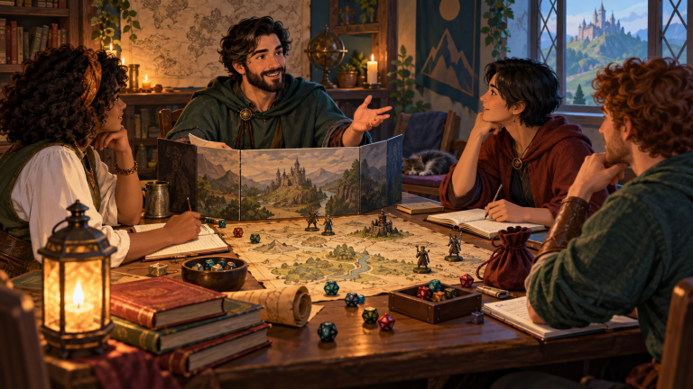 Qué hace un director de juego en una partida de rol